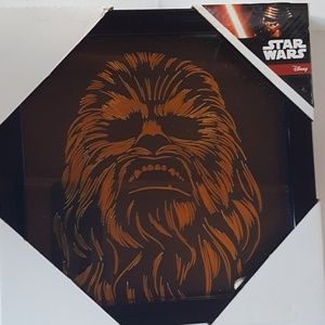 Disney Star Wars Chewbacca Frame Foil Art